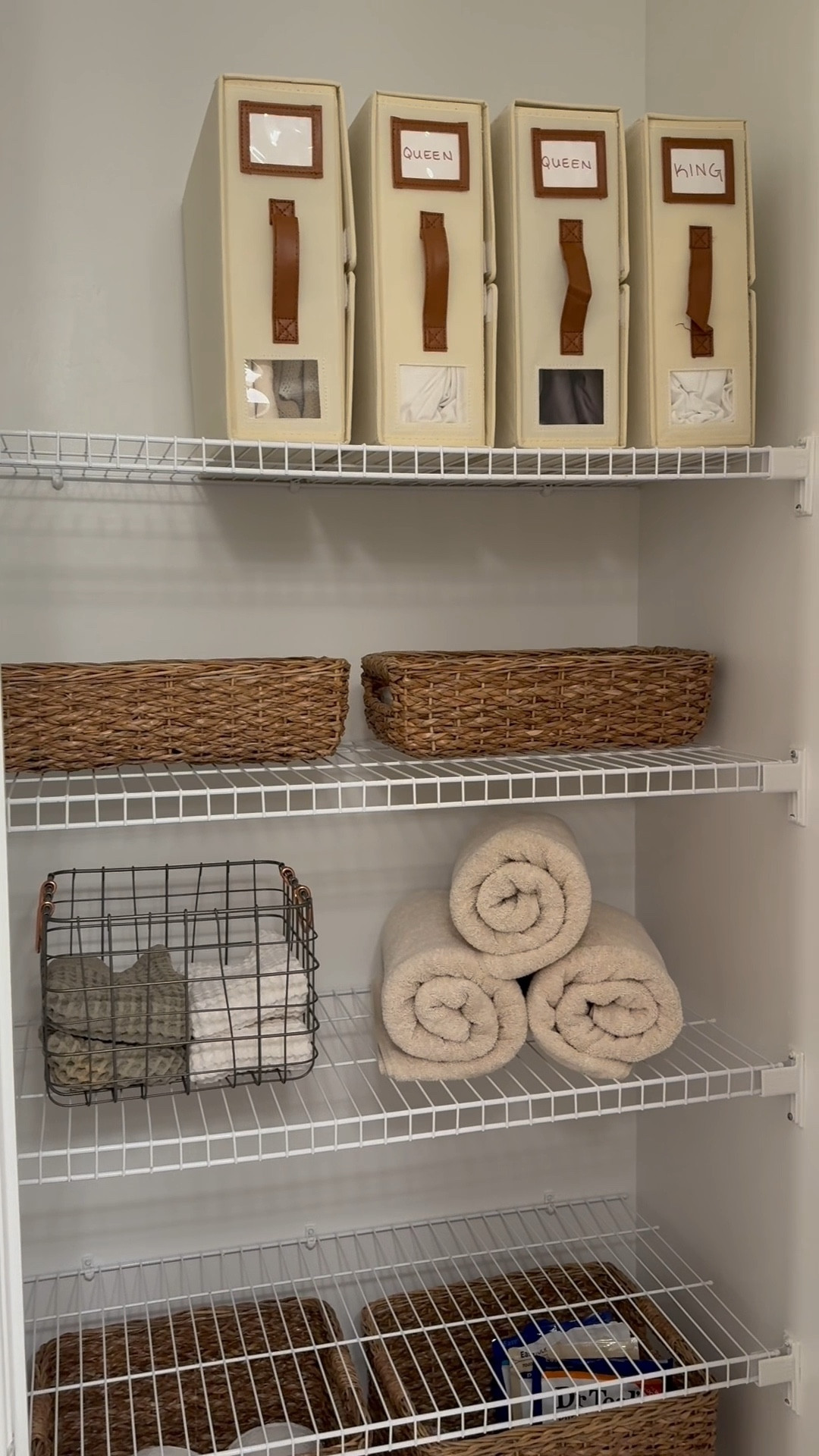 YOU need these sheet and bedding organizers in your closet! They tidy up any linen closet, have a window to see inside, and a spot to label! Perfect for towels, sheets, blankets, duvets, and more!



#amazonhome #amazonfinds #organizationhack #organization #organizedhome #amazonmusthaves #amazonfinds #springcleaning 

#LTKHome