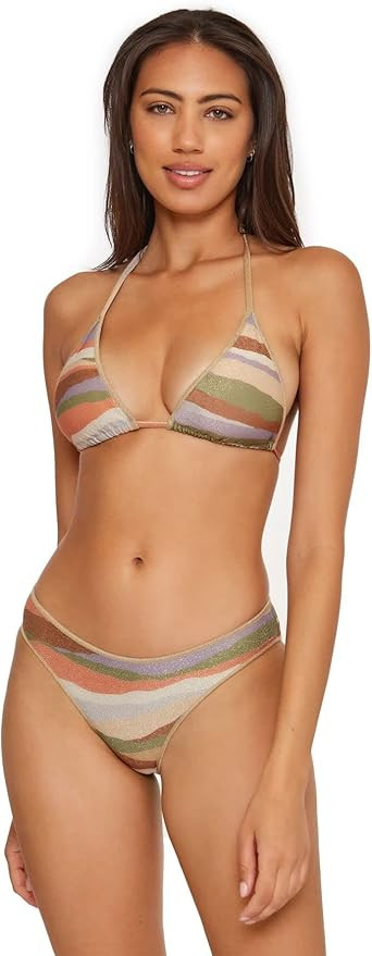 BECCA Canyon View Triangle Bikini Top, Adjustable, Tie Back, Swimwear Separates for Women | Amazon (US)