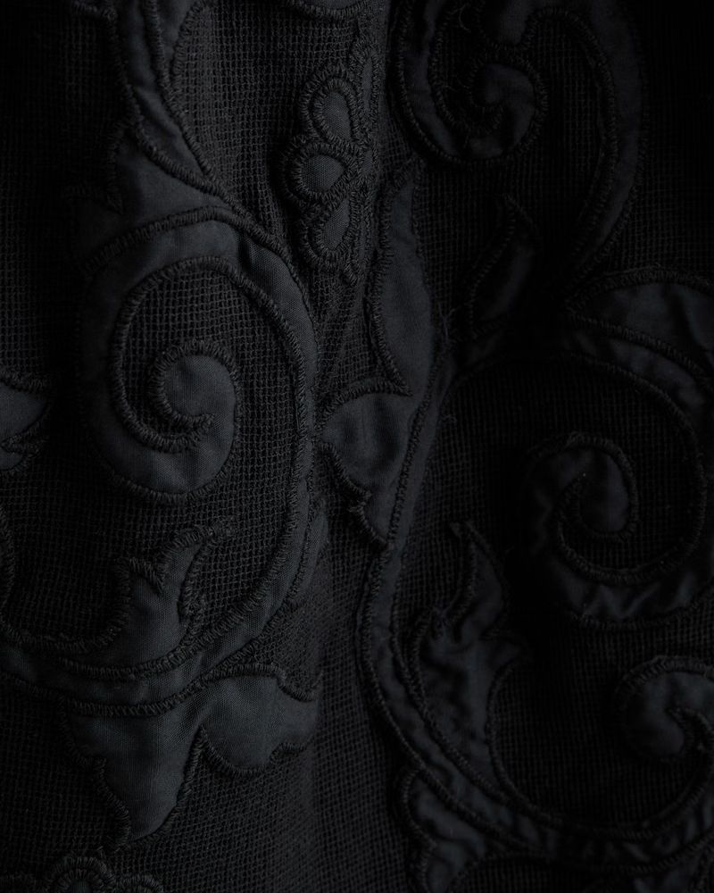 Emerson Eyelet Midi Dress | Abercrombie & Fitch (US)