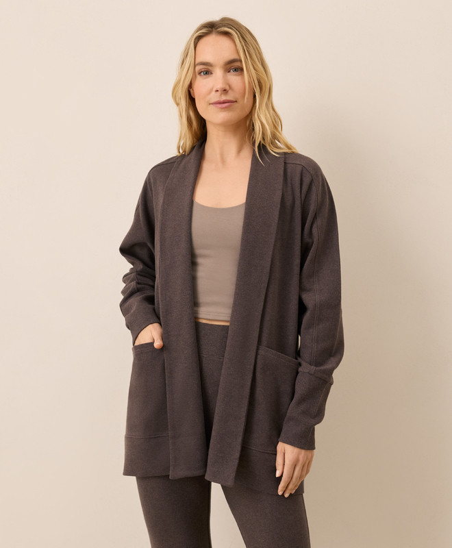 Women’s Airplane Wrap Cardigan made with Organic Cotton | Pact | Pact Apparel