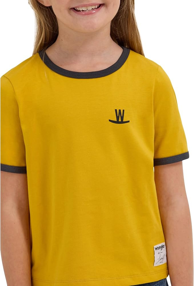 Wrangler Girls' X Lainey Wilson Farms Slim Ringer Tee | Amazon (US)