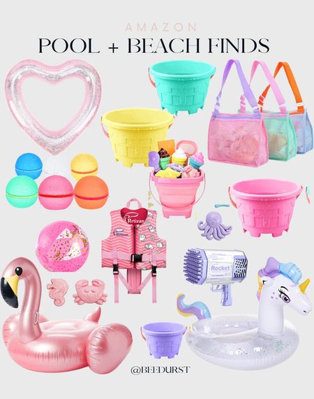 Pool and beach finds for summer, beach finds for kids, vacation must haves for the beach, beach vacation, 

#LTKkids #LTKunder50 #LTKSeasonal