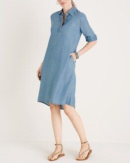 A-Line Chambray Popover Dress | Chico's