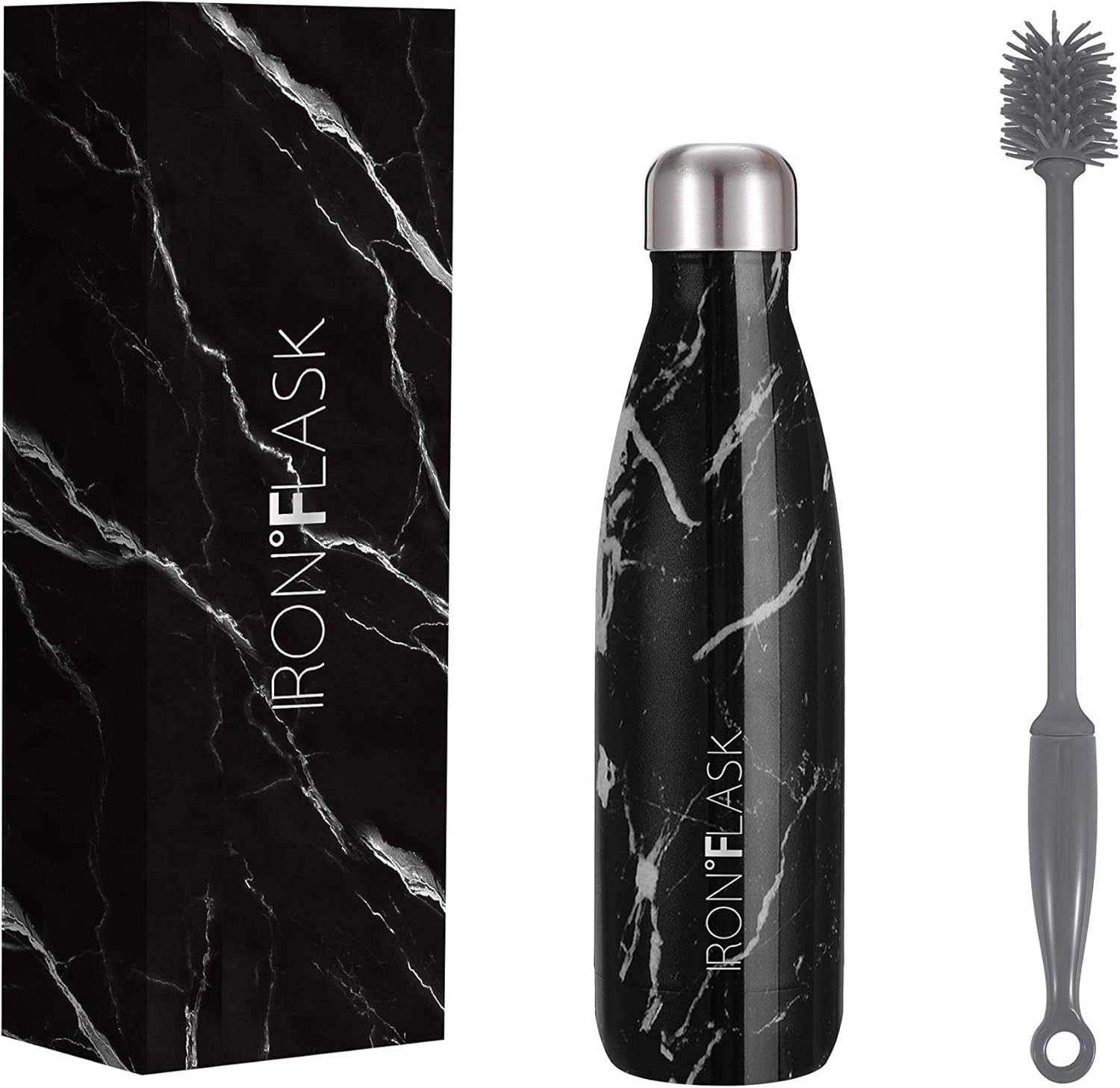 IRON °FLASK Retro Sports Water Bottle - 17 Oz, Vacuum Insulated Stainless Steel, Hot Cold, Moder... | Amazon (US)