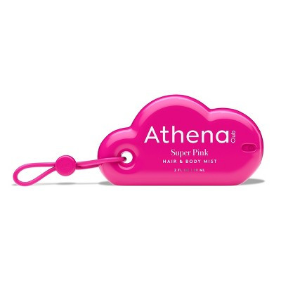Athena Club Mini Women's Hair & Body Mist - Super Pink - 2 fl oz | Target