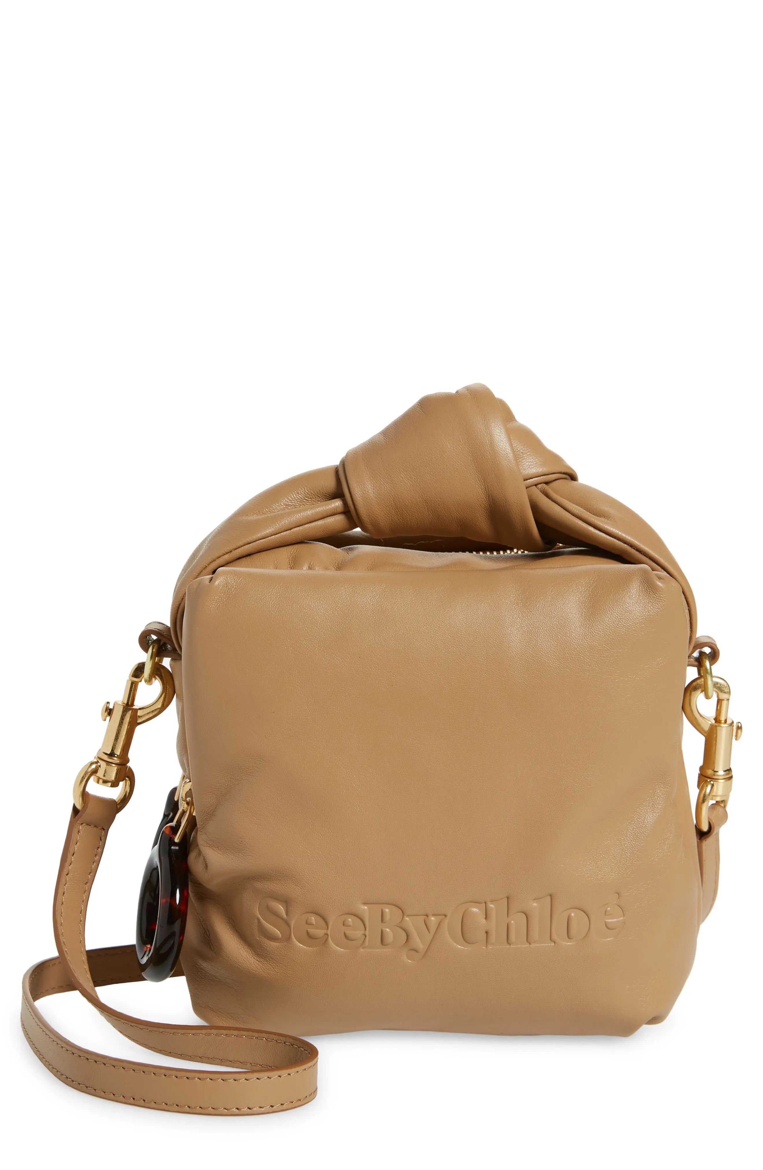 See by Chloe Small Tilly Leather Camera Bag in Coconut Brown at Nordstrom | Nordstrom