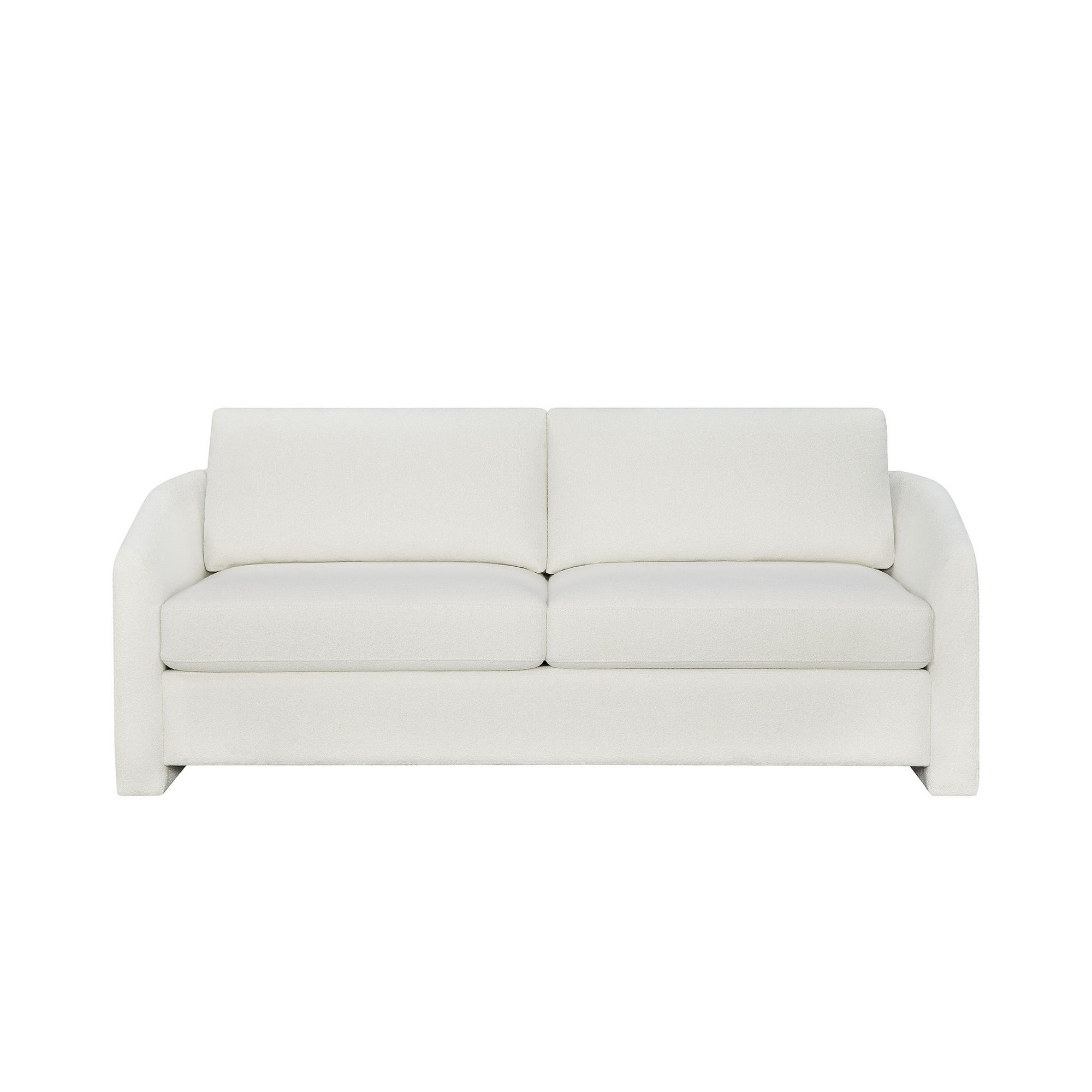 Beautiful Drew Small Space Sofa by Drew Barrymore, Cream Bouclé | Walmart (US)