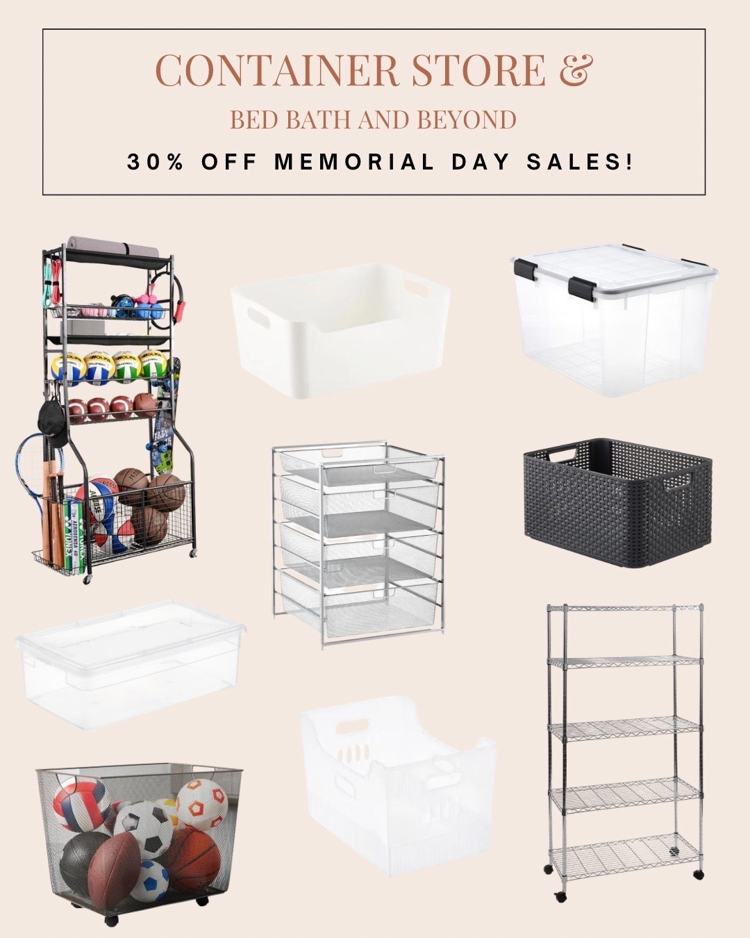 Long weekend means sales! The perfect time to save some money on getting your home organized! 

@The Container Store #ad #sponsored

#LTKHome