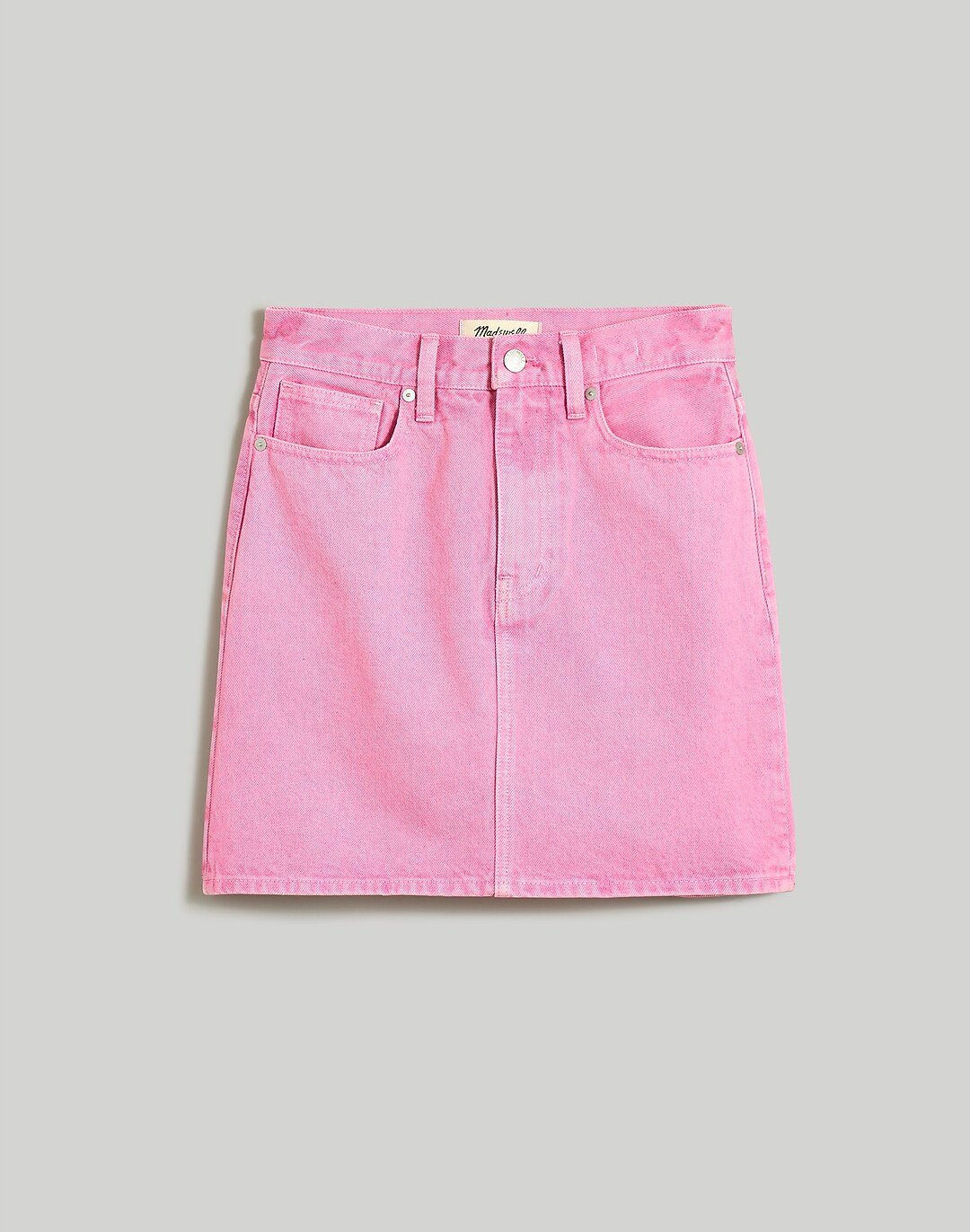 Denim Mini Skirt in Retro Pink | Madewell