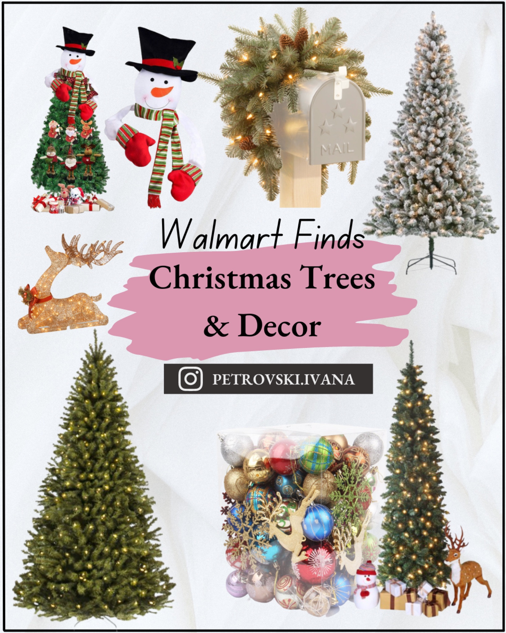 The most beautiful and budget friendly Christmas Trees & Decor finds from Walmart 🎅🎄#ltkchristmas @shop.LTK #christmasdecor #christmastree 

#LTKHoliday #LTKSeasonal #LTKCyberweek
