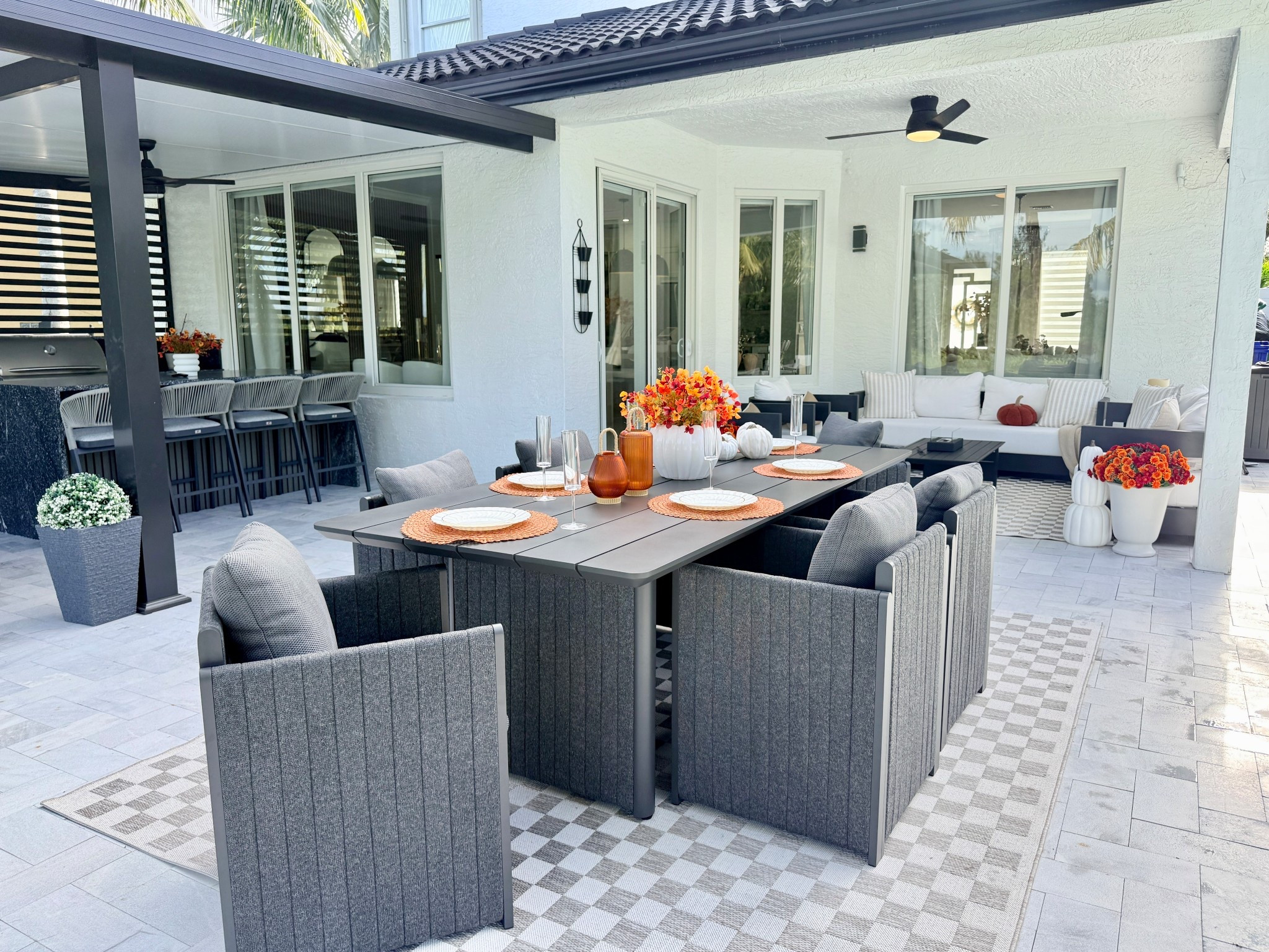 In my hosting era loving 🥰 how cozy the patio is looking for Fall #outdoorliving

#LTKHome #LTKFamily #LTKSeasonal