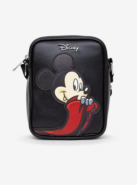Disney Mickey Mouse and Pluto Dracula Poses Crossbody Bag | BoxLunch