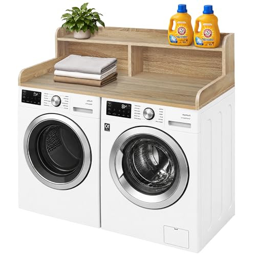 Royxen Laundry Countertop with Storage Universal Fit, Washer and Dryer Countertop with Shelf, Lau... | Amazon (US)