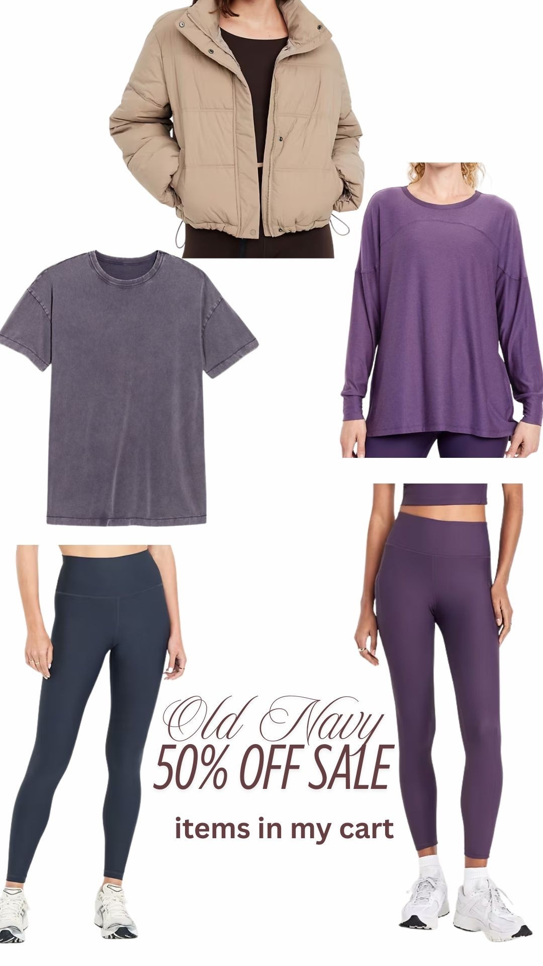 Old navy still has 50 percent off. Items that are sitting in my cart 

#LTKSaleAlert #LTKFindsUnder100 #LTKActive