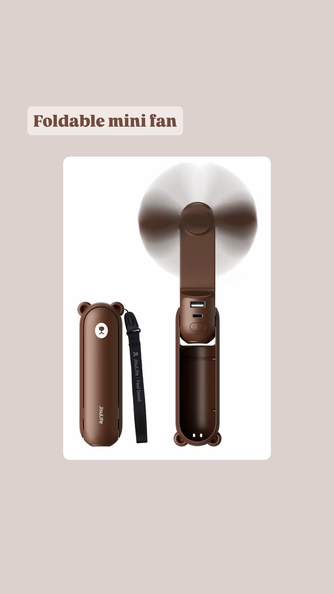 Mini fan
Travel necessities 
Amazon finds

#LTKsummer #LTKbeauty #LTKtravel