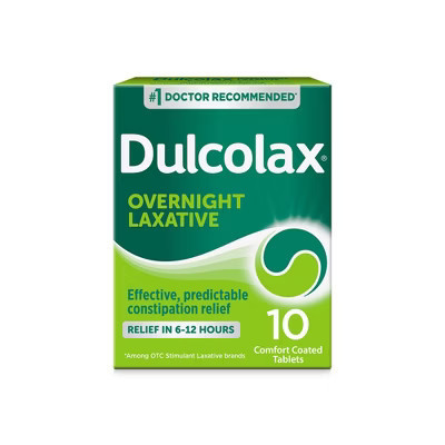 Dulcolax Gentle and Predictable Overnight Relief Laxative Tablets - 10ct | Target