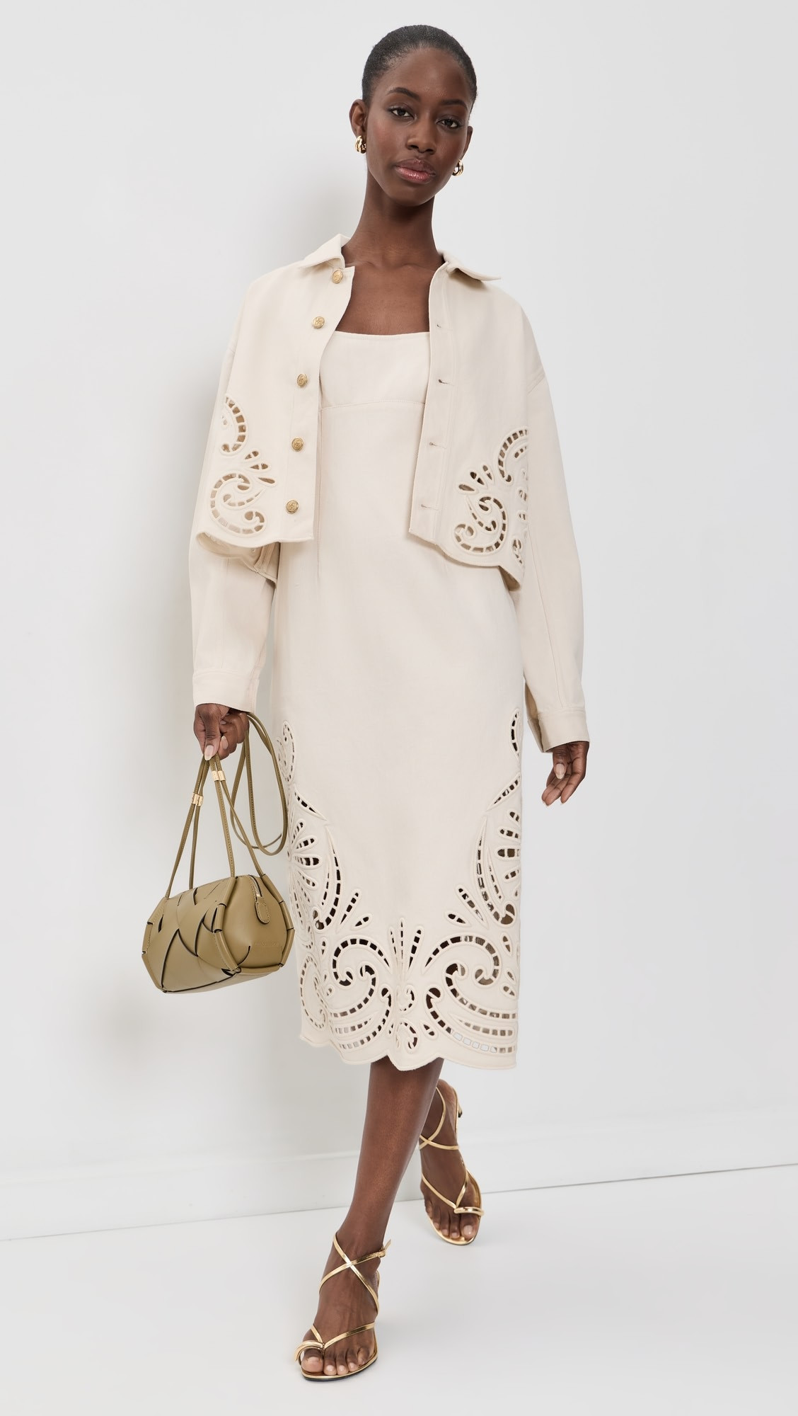 The Jane Eyelet Denim Dress | Shopbop