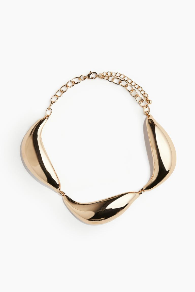 Asymmetric-detail Necklace - Gold-colored - Ladies | H&M US | H&M (US + CA)