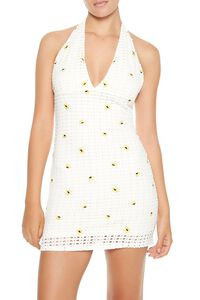 Embroidered Crochet Floral Dress | Forever 21