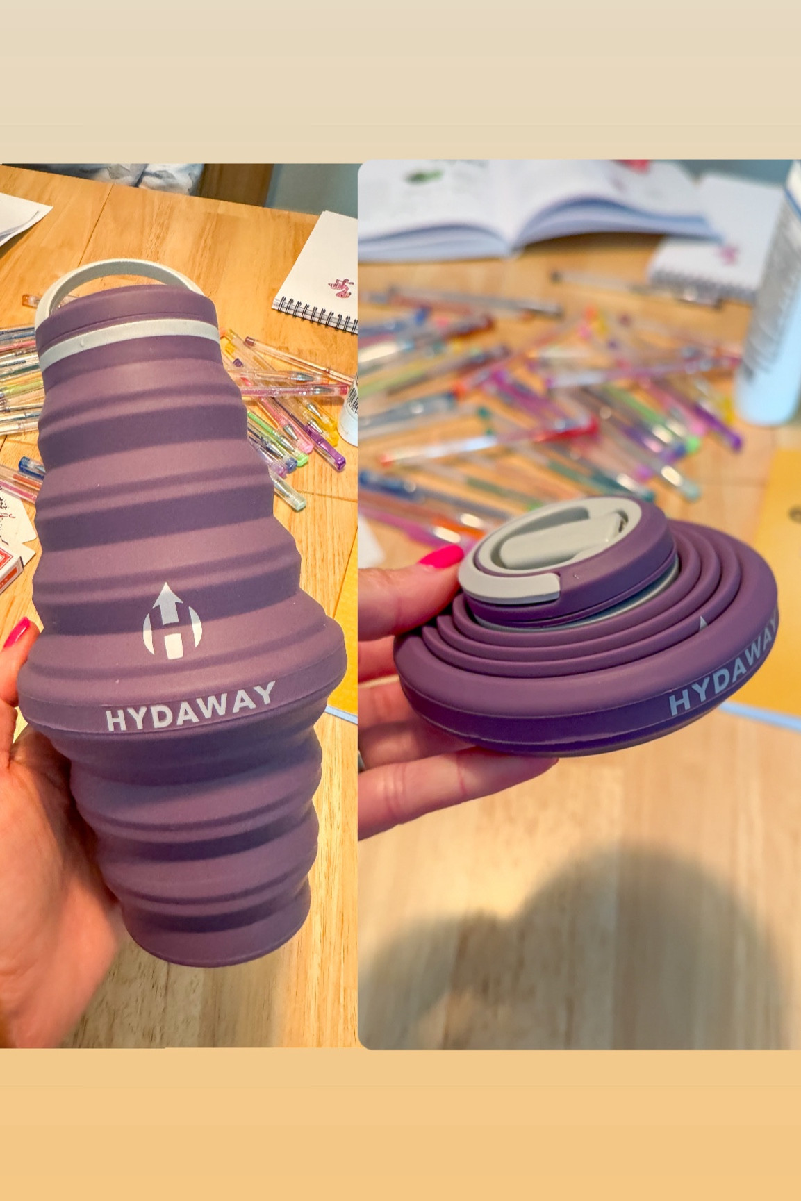 Collapsible water bottle

Perfect for travel or if you don’t have a lot of space is very compact 


Water bottle, Amazon, fines, travel, essentials, Amazon travel essentials


#LTKTravel #LTKFindsUnder50 #LTKActive