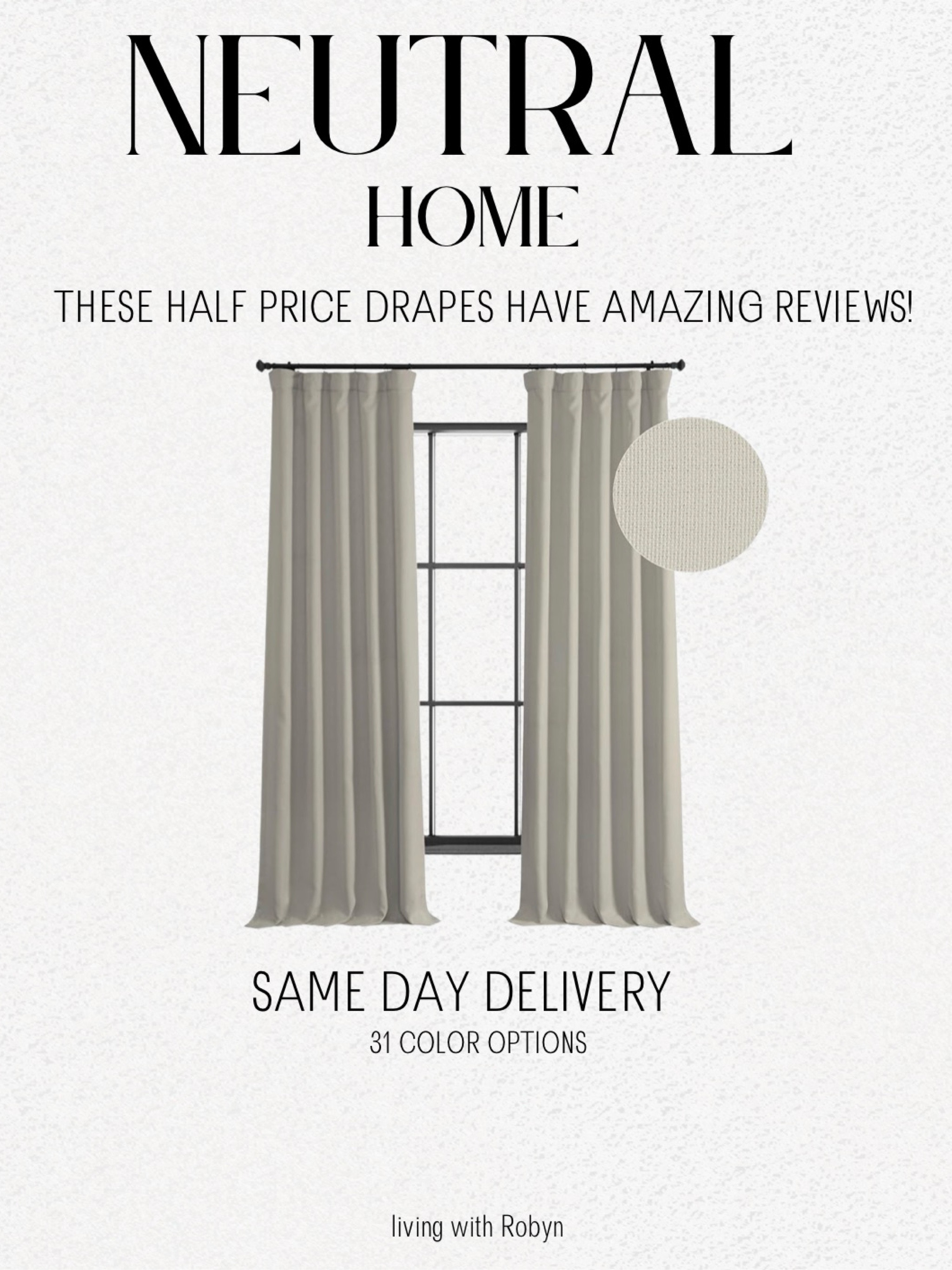 These Drapes are on the Best  Seller  List! 


Amazon finds 
Amazon must haves 
Modern home
Organic modern 
Drapes 
Viral drapes 

#LTKstyletip #LTKhome #LTKfindsunder100