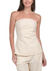 Linen Blend Gordon Top | TJ Maxx