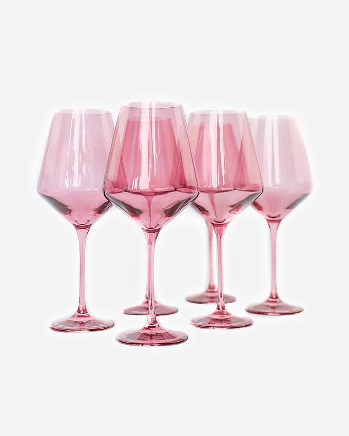 Estelle Colored Glass stemware set-of-six | J. Crew US