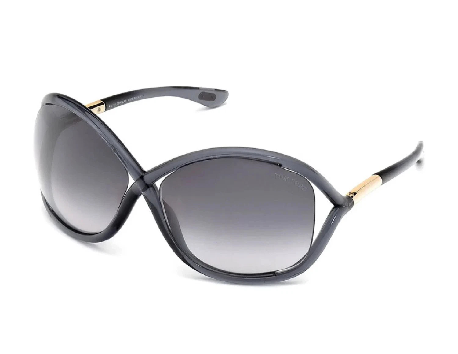 TOM FORD WHITNEY TF0009 0B5 GREY SMOKE GRADIENT OVERSIZED AUTHENTIC SUNGLASSES | eBay US