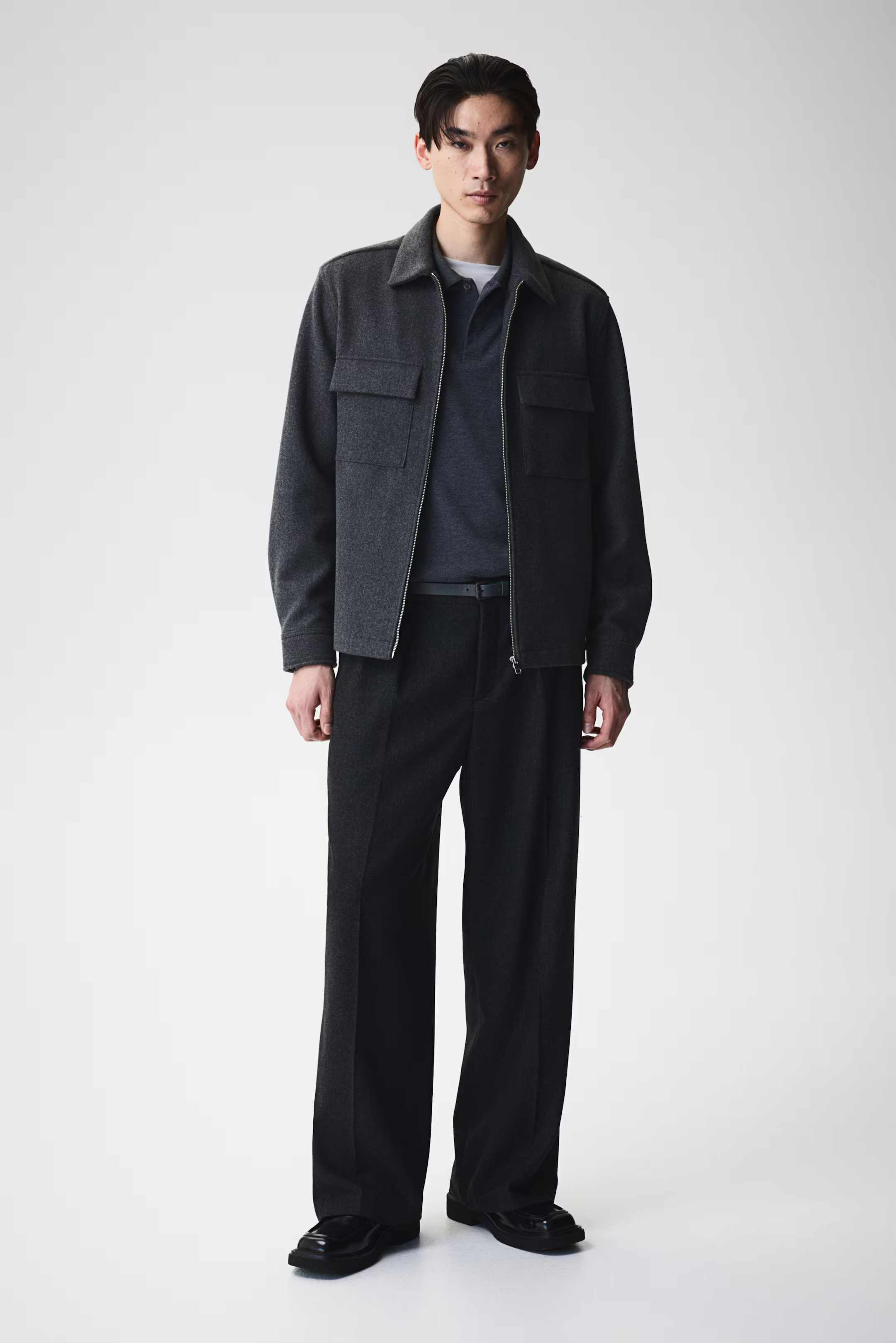 Regular Fit Overshirt with Zipper | H&M (US + CA)