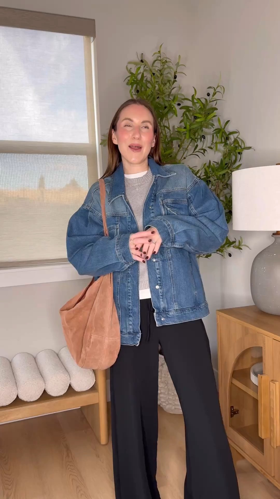 10 days of pull on pants ✨ DAY 8

Our favorite look for less Target pants are really that good! An amazing alternative to the aritzia pair! I suggest sizing up (wearing a size small) if you want them to have a similar fit! My denim jacket and sweater are currently 30% off with code EARLY

Outfit series | GDWM | what I’m wearing | look for less | pull on pants 


#LTKStyleTip #LTKFindsUnder50

#LTKSeasonal #LTKdayinmylife #LTKmomlife