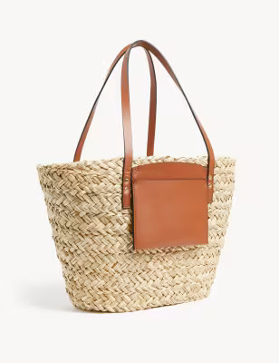 Straw Striped Tote Bag | Marks and Spencer AU/NZ