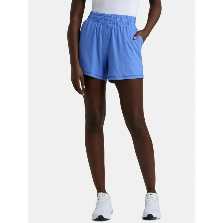 Athletic Works Women's and Women’s Plus ButterCore Soft Performance Gym Shorts, Available in 1 ... | Walmart (US)