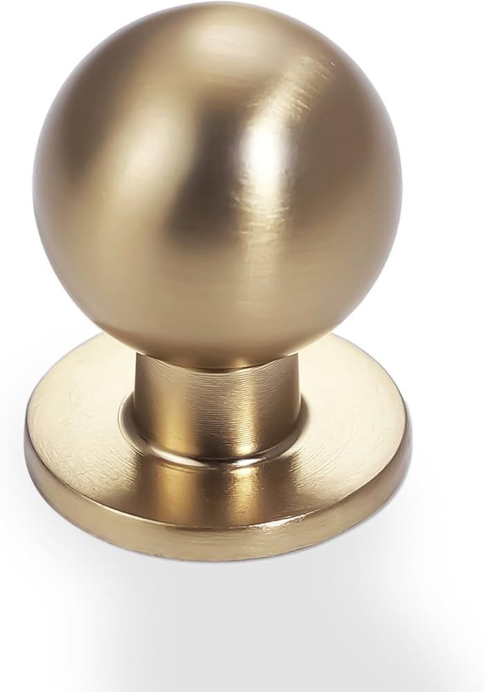 10 Pack Cabinet Knobs Champagne Bronze Kitchen Cabinet Knobs Zinc Alloy Drawer Pulls Solid Cabine... | Amazon (US)
