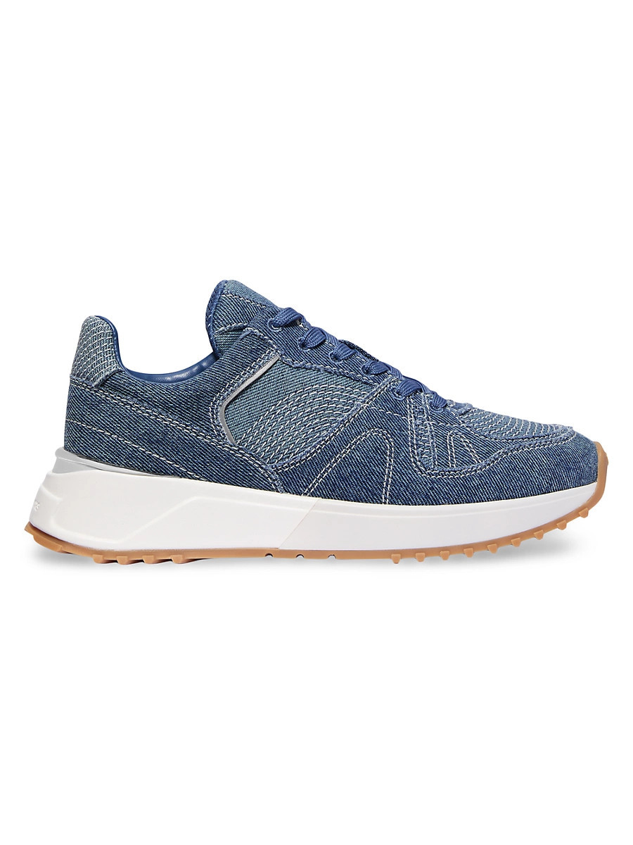 Women's Jaime Denim Low-Top Sneakers - Under Wash - Size 8.5 | Saks Fifth Avenue