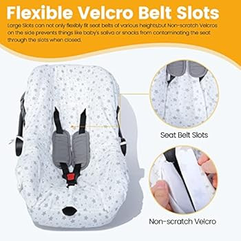 Orzbow Carseat Cover Liner Universal, 100% Cotton Carseat Cover Breathable Prevent Wear & Dirt Su... | Amazon (US)