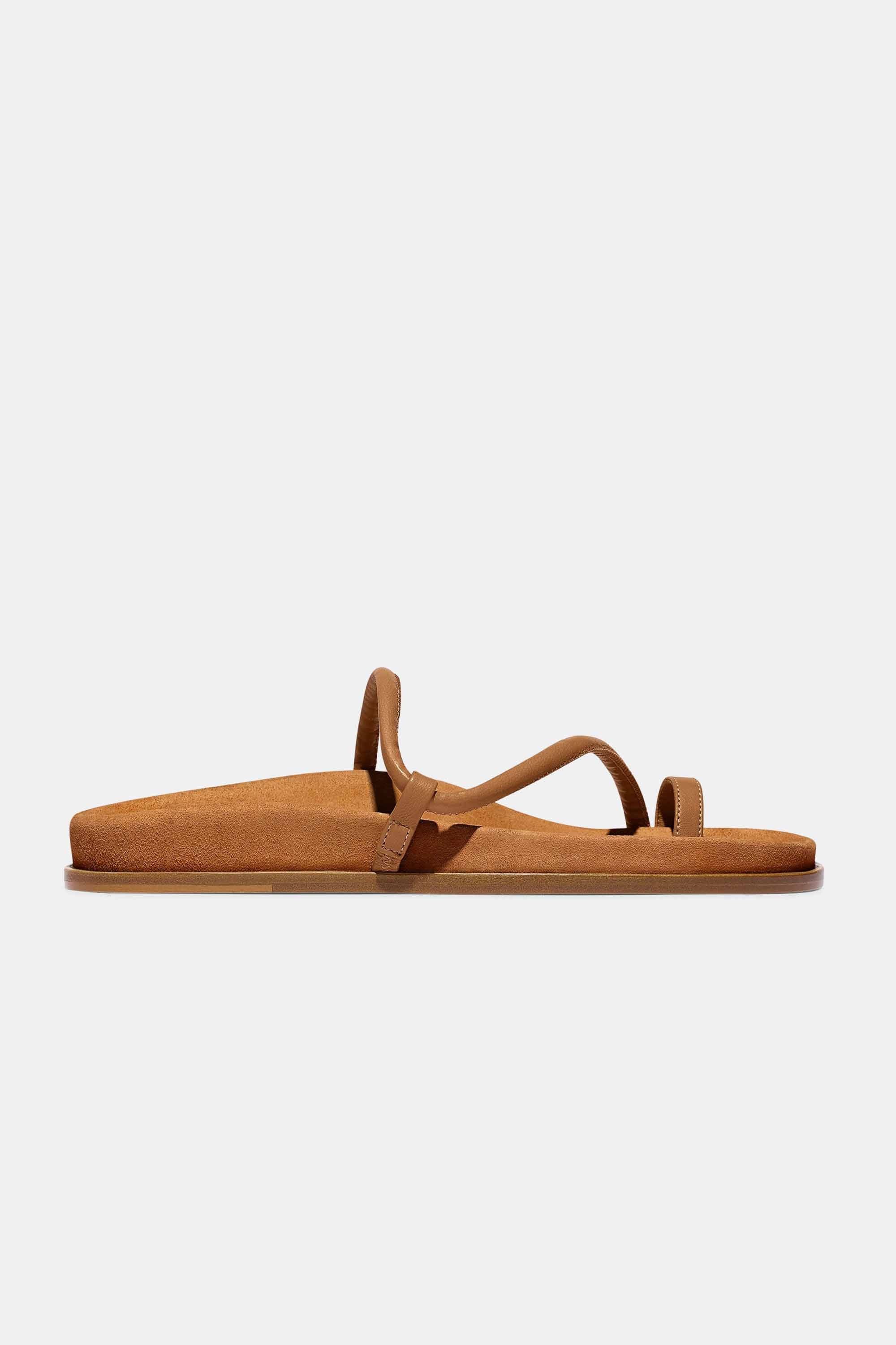 Bari in Tobacco Nappa and Suede — Exclusive | Emme Parsons