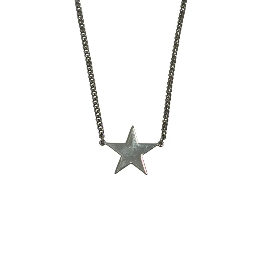 Vintage Silver Tone Star Choker by Avon - Etsy | Etsy (US)