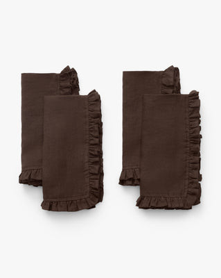 Catania Linen Napkins (Set of 4) White | McGee & Co. (US)