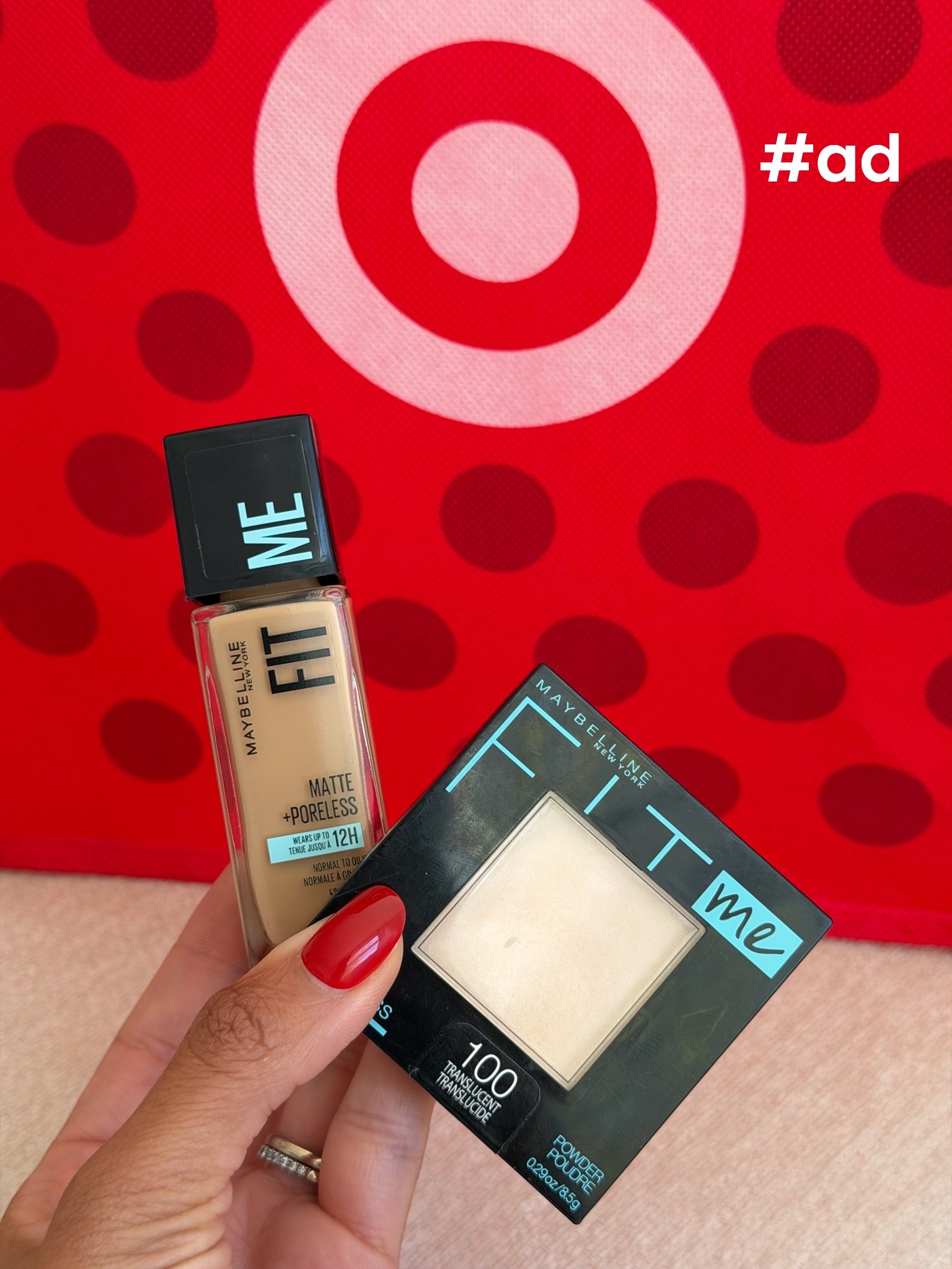 #Ad Shop my favorite foundation at @target @targetstyle @maybelline #targetpartner #maybellinepartner #target