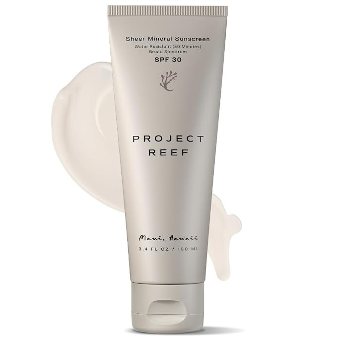 Project Reef SPF 30 Mineral Sunscreen Lotion, Zinc, 3.4 Fl oz. | Hawaii Reef Act 104 Compliant Zi... | Amazon (US)