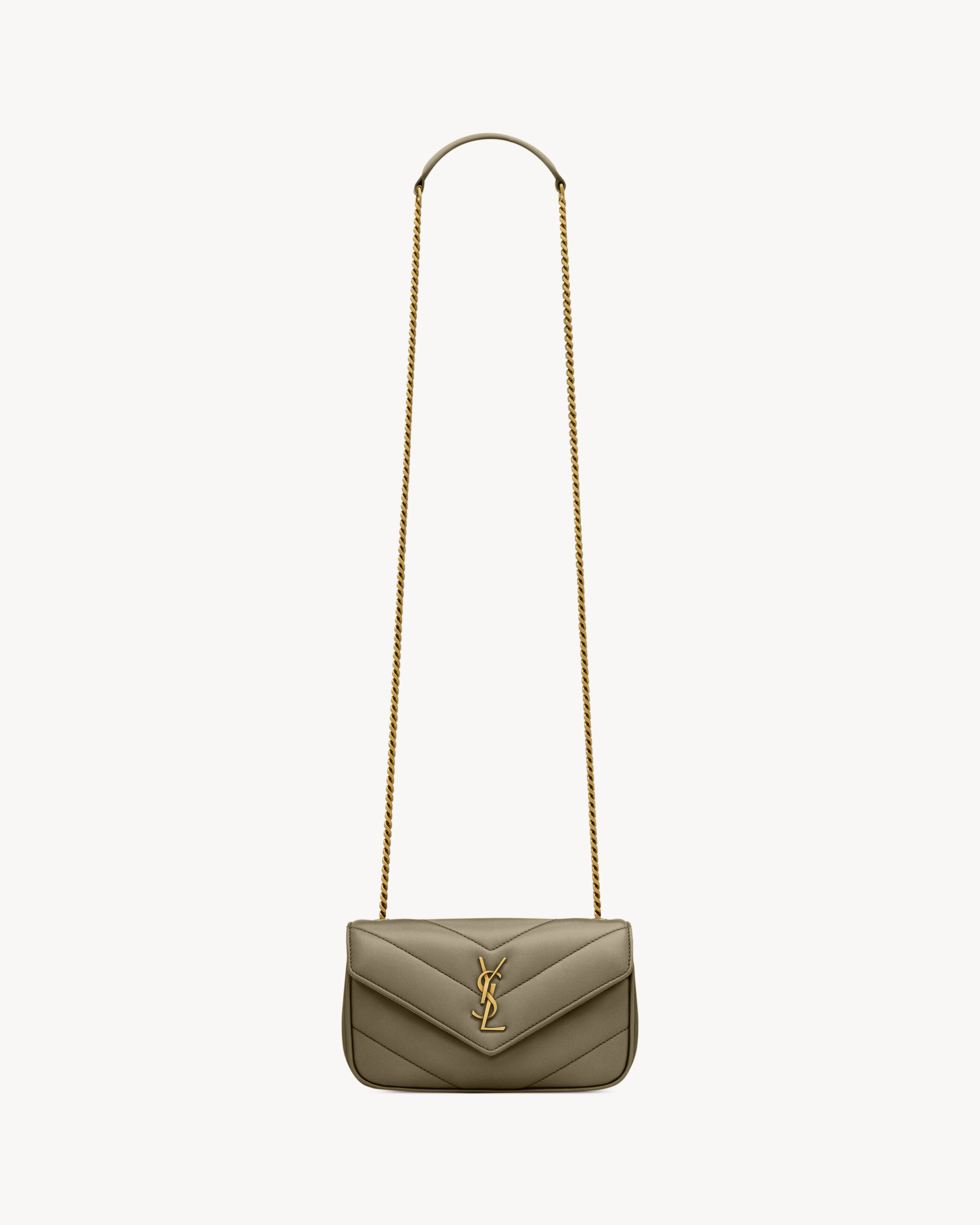 Saint Laurent Loulou Mini In Lambskin - Green - Women - One Size | Saint Laurent Inc. (Global)