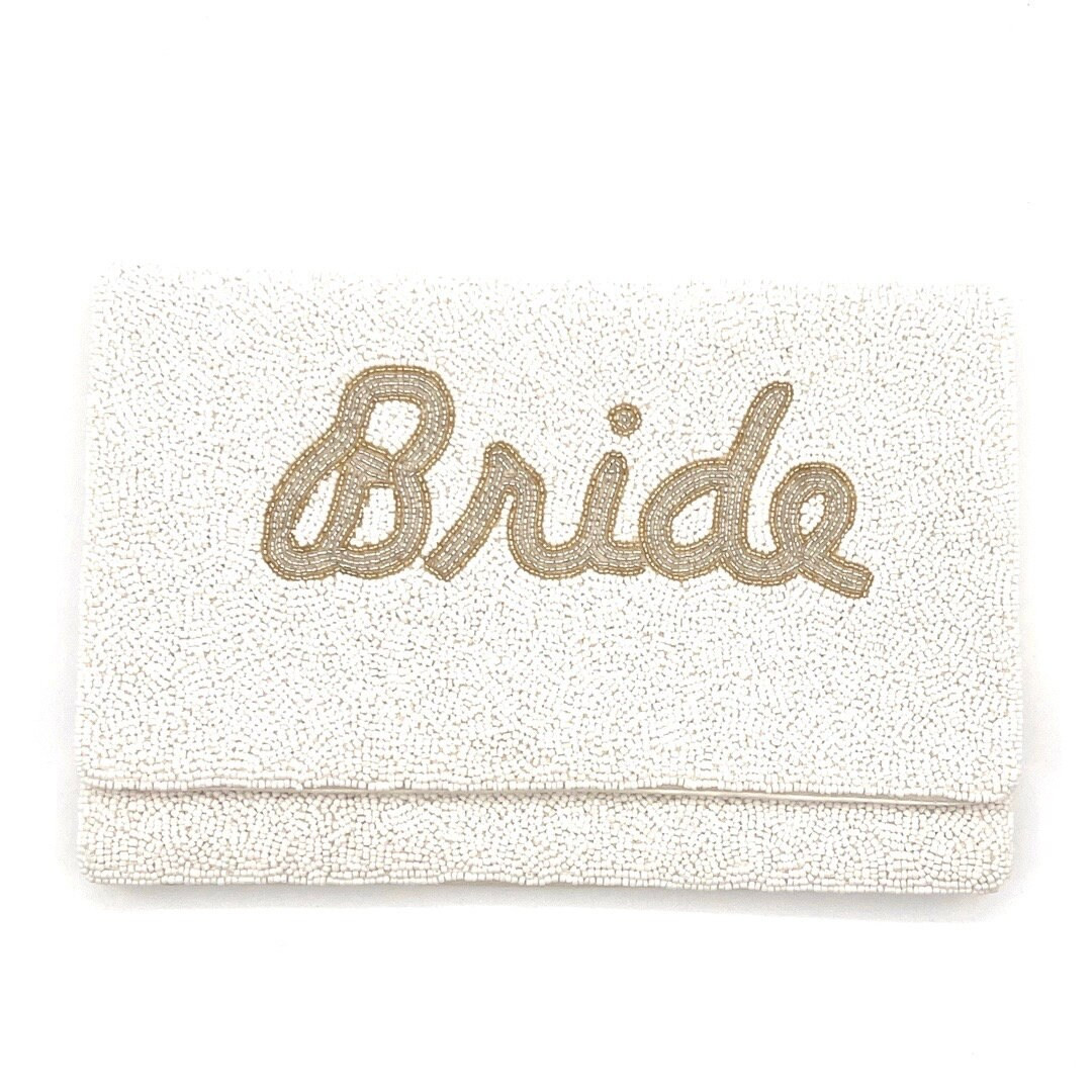 BRIDE Purse Bride Clutch Bride Bag Beaded Purse - Etsy | Etsy (US)