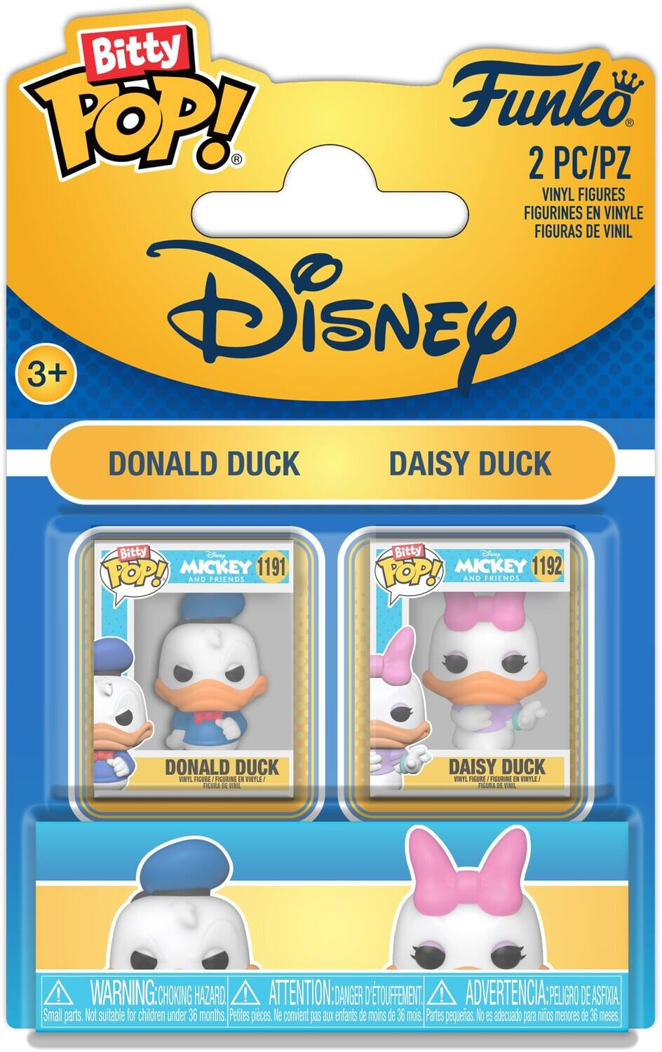 Funko - Bitty POP!: Disney 2-Pack - Donald & Daisy - COLLECTIBLES - Multicolor | Best Buy U.S.