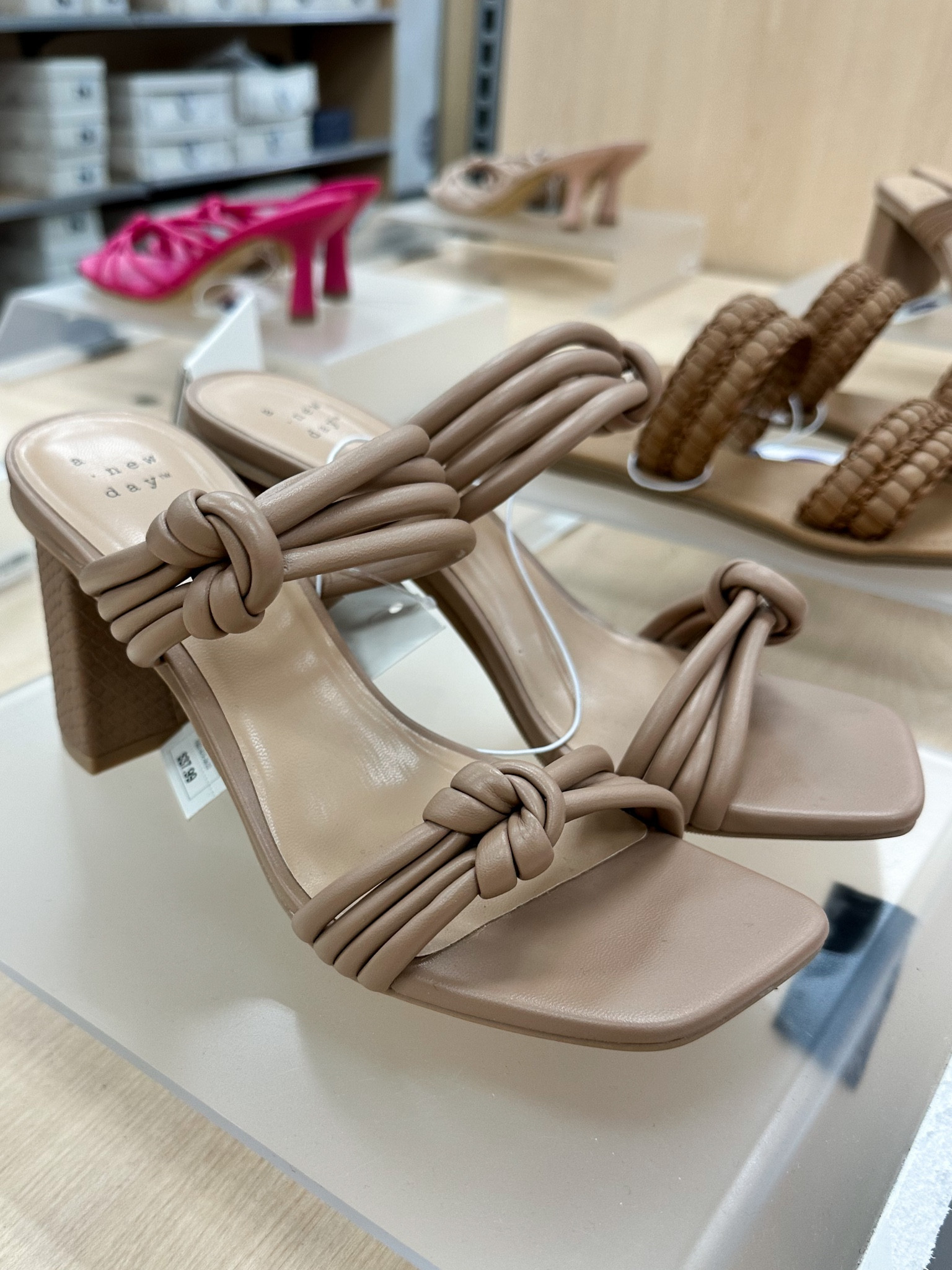 Summer mule sandal heel in tan - available in other colors 

#LTKstyletip #LTKshoecrush #LTKunder50