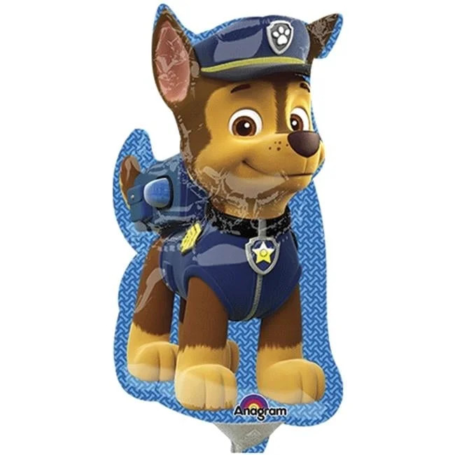 Loftus International A3-4498 Paw Patrol Chase Mini Shape Balloon - Walmart.com | Walmart (US)