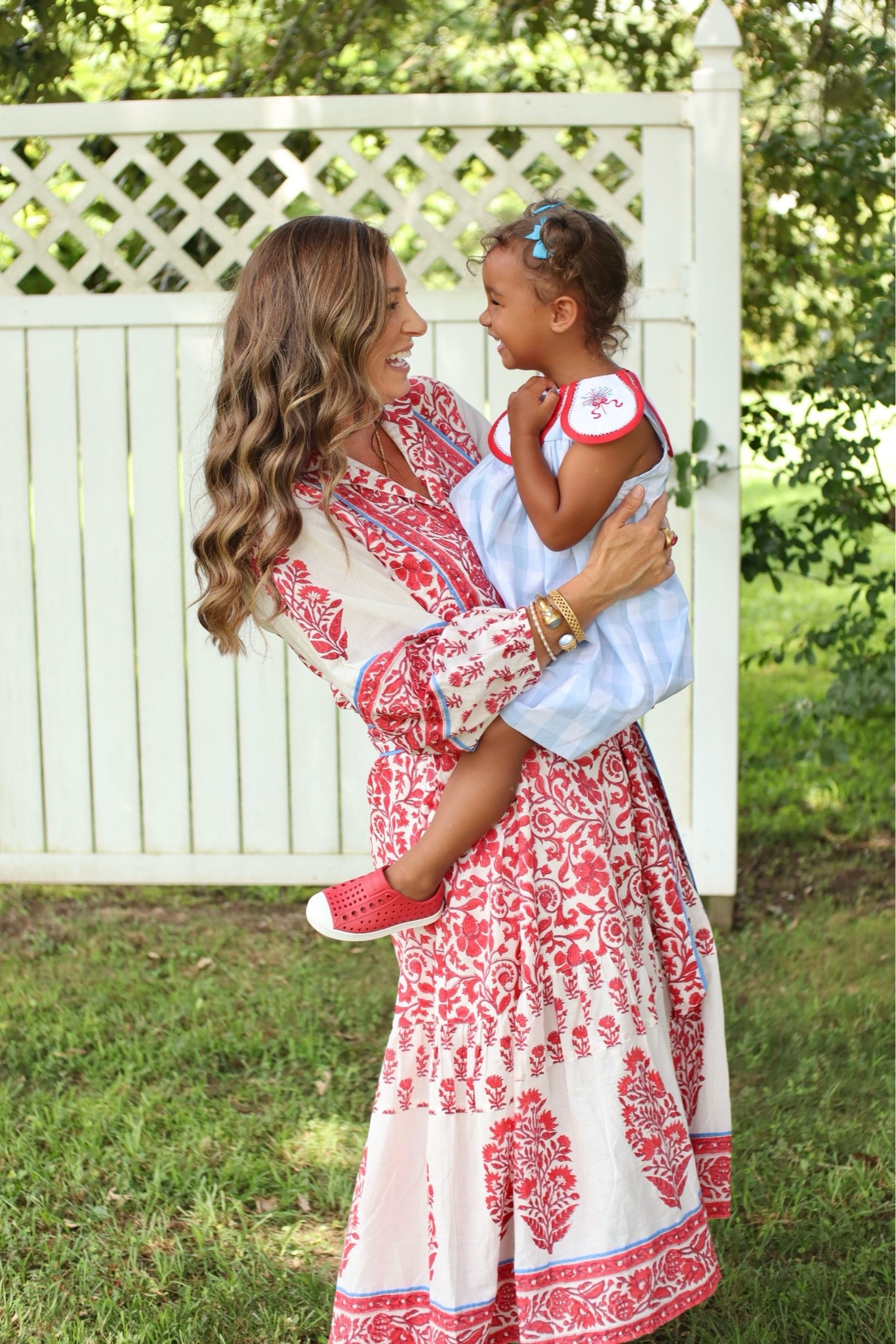 Mom and daughter red, white and blue dresses, summer gingham, Memorial Day weekend dress, mom dress, designer fashion

#LTKootd #LTKmomlife #LTKKids