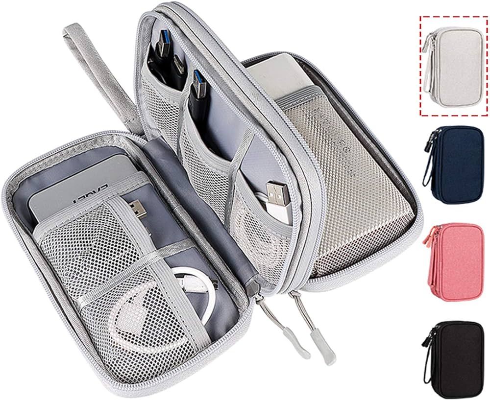 Amazon.com: Electronic Organizer Travel USB Cable Accessories Bag/Case,Waterproof for Power Bank,... | Amazon (US)