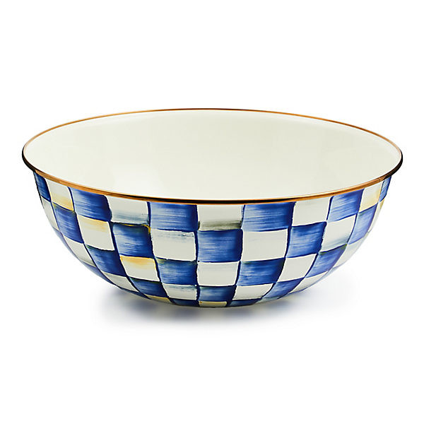 MacKenzie-Childs Royal Check Extra Large Everyday Bowl | MacKenzie-Childs