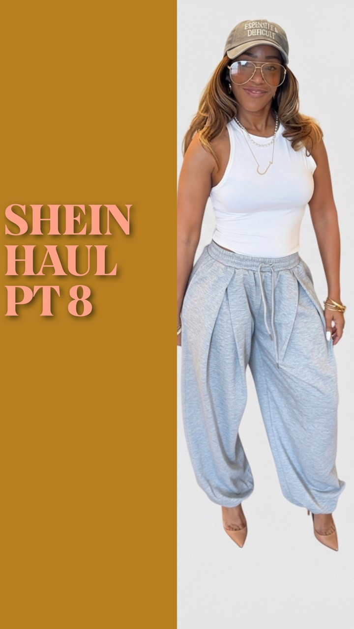 Overall: comfy, cute, and effortlessly put together. This haul understood the assignment 👏🏽 Comment “sweats” for links You can also checkout my FAVORITE items by typing in “G7DZL” in the search bar of SHEIN’s website then click “More” #shein #styleinspo #fashionover30