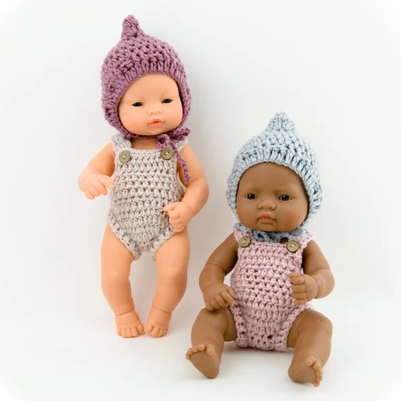 Miniland doll 32 cm doll romper knitted romper knitted | Etsy | Etsy (US)